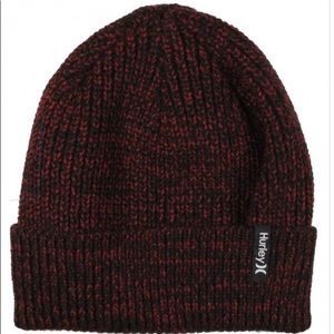 Hurley Max Cuff Beanie 2.0 - Black / Mystic Dates NWT